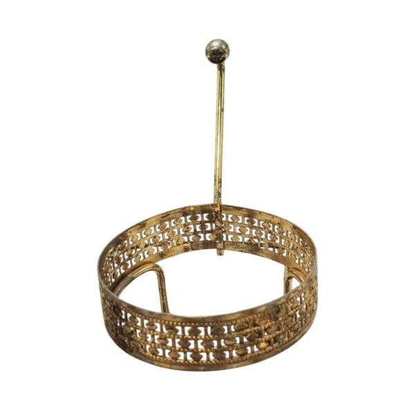 Vintage MCM Anchor Hocking Fleur-de-lis Chips & Dip Bowl Set - Picture 9 of 13